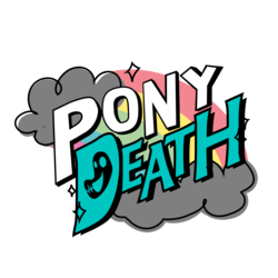 Size: 6000x6000 | Tagged: safe, artist:samoht-lion, g4.5, my little pony: pony life, logo, my little pony logo, no pony, pony death, simple background, skull, transparent background
