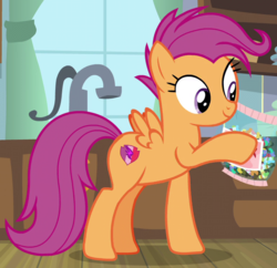 Size: 770x745 | Tagged: safe, screencap, scootaloo, pegasus, pony, g4, growing up is hard to do, cropped, female, older, older scootaloo, solo
