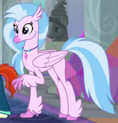 Size: 535x560 | Tagged: safe, screencap, silverstream, classical hippogriff, hippogriff, g4, the last problem, cropped, female, older, older silverstream, solo