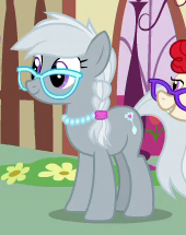 Size: 170x215 | Tagged: safe, screencap, silver spoon, twist, earth pony, pony, g4, the last problem, cropped, female, mare, older, older silver spoon, older twist, solo focus