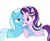 Size: 1200x975 | Tagged: safe, artist:yuniuni11, starlight glimmer, trixie, pony, unicorn, g4, female, lesbian, mare, nuzzling, one eye closed, ship:startrix, shipping, simple background, white background