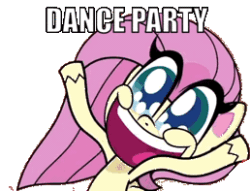 Size: 258x197 | Tagged: safe, edit, fluttershy, pegasus, pony, g4.5, my little pony: pony life, animated, background removed, exuberant airdancer fluttershy, female, gif, mare, needs more jpeg, noodle arms, simple background, solo, text, transparent background, unshorn fetlocks, wacky waving inflatable tube pony