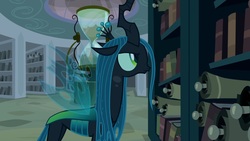 Size: 1920x1080 | Tagged: safe, screencap, queen chrysalis, changeling, g4, the summer sun setback, female, solo