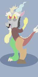 Size: 1280x2560 | Tagged: safe, artist:m3g4, discord, g4, lineless