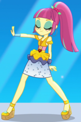 Size: 605x910 | Tagged: safe, screencap, sour sweet, dance magic, equestria girls, equestria girls specials, g4, cropped, disco dress, eyes closed, female, solo