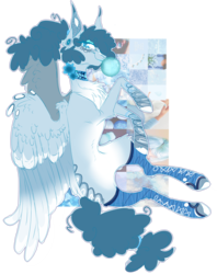 Size: 5539x7000 | Tagged: safe, artist:holoriot, oc, oc only, pegasus, pony, absurd resolution, bubblegum, female, food, gum, mare, solo