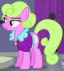 Size: 628x700 | Tagged: safe, screencap, lavender bloom, earth pony, pony, fake it 'til you make it, g4, cropped, female, solo