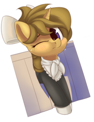 Size: 1200x1552 | Tagged: safe, artist:anti1mozg, edit, editor:merik1337, oc, oc only, oc:buckwheat, pony, bow, clothes, female, freckles, mare, simple background, socks, solo, stockings, stuck