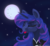 Size: 1711x1585 | Tagged: safe, artist:flusilazole, princess luna, alicorn, pony, g4, :p, eyes closed, female, majestic as fuck, moon, solo, tongue out