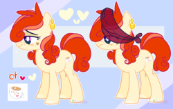 Size: 3553x2247 | Tagged: safe, artist:2pandita, oc, oc only, earth pony, pony, female, high res, mare, reference sheet, solo