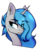 Size: 819x1073 | Tagged: safe, artist:lazycloud, oc, oc only, oc:moonbeam zodiac, pony, bust, ear piercing, eye clipping through hair, eyebrows, eyebrows visible through hair, female, mare, piercing, portrait, simple background, solo, transparent background