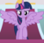 Size: 743x729 | Tagged: safe, artist:frownfactory, twilight sparkle, alicorn, pony, g4, the ending of the end, .svg available, determined, female, horn, mare, raised hoof, simple background, solo, spread wings, svg, twilight sparkle (alicorn), vector, wings
