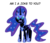 Size: 1920x1646 | Tagged: safe, artist:platinumdrop, nightmare moon, alicorn, pony, g4.5, my little pony: pony life, am i a joke to you?, female, mare, simple background, solo, transparent background