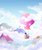 Size: 3256x3907 | Tagged: safe, artist:lbrcloud, spike, twilight sparkle, alicorn, pony, g4, chest fluff, cloud, duo, ear fluff, high res, hot air balloon, intro, mountain, opening, scene interpretation, scenery, sky, sun, twilight sparkle (alicorn)