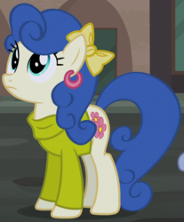 Size: 803x970 | Tagged: safe, screencap, blueberry curls, pony, g4, made in manehattan, cropped, female, solo
