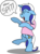 Size: 532x723 | Tagged: safe, artist:graciegirl328, minuette, pony, unicorn, g4, bipedal, dentist, eyes closed, female, floppy ears, i am your dentist, little shop of horrors, simple background, solo, song reference, standing, standing on one leg, transparent background