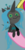 Size: 178x362 | Tagged: safe, screencap, pinkie pie, queen chrysalis, g4, the ending of the end, chrysalis plushie, cropped, doll, female, holding, hoof hold, hooves, offscreen character, plushie, toy