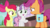 Size: 1920x1080 | Tagged: safe, screencap, apple bloom, scootaloo, sweetie belle, earth pony, pegasus, pony, unicorn, the last crusade, butt, cutie mark crusaders, female, filly, plot, saddle bag, scootabutt