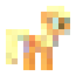 Size: 325x325 | Tagged: safe, applejack, earth pony, pony, g4, needs more pixels, pixel art, simple background, white background