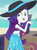 Size: 343x463 | Tagged: safe, screencap, rarity, equestria girls, g4, my little pony equestria girls: better together, too hot to handle, beach, belly button, bikini, bikini top, clothes, cropped, cute, female, geode of shielding, hat, jewelry, magical geodes, midriff, necklace, ocean, raribetes, rarity's blue sarong, rarity's purple bikini, sarong, skirt, smiling, solo, sun hat, swimsuit, table