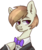 Size: 2500x3000 | Tagged: safe, artist:chibadeer, oc, oc only, earth pony, pony, bowtie, bust, clothes, high res, male, portrait, simple background, solo, stallion, suit, white background