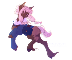 Size: 2400x2000 | Tagged: safe, artist:hazepages, oc, oc only, oc:polar, earth pony, pony, clothes, female, high res, jacket, mare, saddle bag, simple background, solo, white background