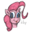 Size: 1048x1200 | Tagged: safe, artist:fetishsketches, pinkie pie, pony, g4, :p, bust, cute, derp, diapinkes, female, ponk, portrait, silly, simple background, solo, tongue out, white background
