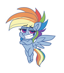 Size: 3500x4000 | Tagged: safe, artist:neoncel, derpibooru exclusive, rainbow dash, pegasus, pony, g4.5, my little pony: pony life, female, grin, mare, simple background, smiling, solo, white background