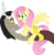 Size: 5000x5098 | Tagged: safe, artist:dfectivedvice, artist:kamyk962, discord, fluttershy, draconequus, pegasus, pony, g4, absurd resolution, age difference, bedroom eyes, biting, blushing, cute, discute, duo, feather, female, hair bite, male, open mouth, ship:discoshy, shipping, shyabetes, simple background, straddling, straight, transparent background, vector