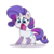 Size: 3000x3000 | Tagged: safe, alternate version, artist:senaelik, rarity, pony, unicorn, g4, g4.5, my little pony: pony life, female, high res, mare, open mouth, simple background, solo, unshorn fetlocks, white background