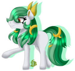 Size: 2116x2000 | Tagged: safe, artist:spokenmind93, earth pony, pony, serperior, female, high res, looking down, mare, pokémon, ponified, raised hoof, simple background, solo, transparent background
