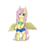 Size: 2532x2820 | Tagged: safe, artist:wapamario63, fluttershy, pegasus, pony, g4, :3, bipedal, bra, bra on pony, clothes, cute, female, high res, pants, shyabetes, solo, wings