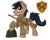 Size: 2556x2040 | Tagged: safe, artist:oddball52, oc, oc only, oc:strong hammer, earth pony, pony, clothes, earth pony oc, grin, gun, hammer, hat, high res, m1 garand, male, raised hoof, reference sheet, rifle, shield, simple background, smiling, solo, stallion, sword, transparent background, weapon