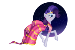 Size: 1444x963 | Tagged: safe, artist:colorsplatterpony, rarity, pony, g4, the best night ever, clothes, dress, female, gala dress, solo