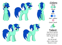 Size: 9500x7000 | Tagged: safe, artist:northernthestar, oc, oc only, oc:mint berry, pony, unicorn, absurd resolution, female, mare, reference sheet, simple background, solo, transparent background