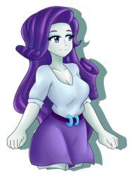 Size: 1500x2000 | Tagged: safe, artist:jovalic, rarity, equestria girls, g4, colored, female, simple background, solo, transparent background, wrong eye color