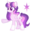 Size: 1280x1176 | Tagged: safe, artist:jisootheartist, artist:mint-light, twilight sparkle, alicorn, pony, g4, alternate design, base used, coat markings, female, mare, raised hoof, simple background, socks (coat markings), solo, transparent background, twilight sparkle (alicorn)