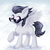 Size: 2000x2000 | Tagged: safe, artist:avrameow, rumble, pegasus, pony, g4, chest fluff, colt, high res, looking at you, male, solo, spread wings, sunglasses, wings