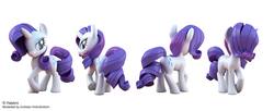 Size: 1969x800 | Tagged: safe, artist:andrew hickinbottom, rarity, pony, g4, 3d, 3d model, female, solo