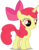 Size: 594x766 | Tagged: safe, artist:fruft, apple bloom, alicorn, pony, g4, alicornified, bloomicorn, colored wings, female, filly, folded wings, race swap, request, simple background, solo, transparent background, wings
