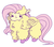 Size: 1280x1129 | Tagged: safe, artist:toksinblack, fluttershy, alpaca, g4, alpacafied, beady eyes, cute, female, fluffy, shyabetes, simple background, solo, species swap, white background, wings