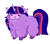Size: 1280x1129 | Tagged: safe, artist:toksinblack, twilight sparkle, alpaca, g4, alpacafied, beady eyes, cute, female, fluffy, horn, open mouth, simple background, solo, species swap, twiabetes, white background