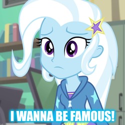 Size: 1080x1080 | Tagged: safe, trixie, equestria girls, equestria girls specials, g4, my little pony equestria girls: better together, my little pony equestria girls: forgotten friendship, meme