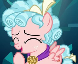 Size: 871x720 | Tagged: safe, screencap, cozy glow, pony, g4, school raze, antagonist, cozybetes, cropped, cute, female, giggling, solo
