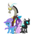 Size: 1889x2022 | Tagged: source needed, safe, artist:bluetech, artist:cezaryy, artist:dashiesparkle, artist:misterlolrus, discord, starlight glimmer, thorax, trixie, changeling, draconequus, pony, unicorn, g4, cape, clothes, female, hat, looking at you, looking left, male, mare, reformed four, s5 starlight, simple background, smiling, smiling at you, transparent background, trixie's cape, trixie's hat, vector