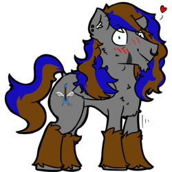 Size: 1200x1200 | Tagged: safe, artist:hoofyarts, derpibooru exclusive, oc, oc only, oc:hoofstring, pegasus, pony, 2020 community collab, derpibooru community collaboration, heart, male, simple background, solo, transparent background, unshorn fetlocks