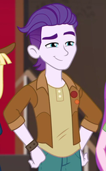 Size: 495x800 | Tagged: safe, screencap, dirk thistleweed, equestria girls, equestria girls series, g4, how to backstage, spoiler:eqg series (season 2), cropped, solo focus