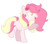 Size: 1641x1449 | Tagged: safe, artist:chococolte, oc, oc only, earth pony, pony, base used, female, flower, flower in hair, mare, open mouth, raised hoof, simple background, solo, transparent background