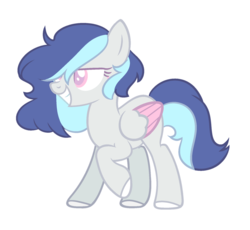 Size: 1841x1693 | Tagged: safe, artist:chococolte, oc, oc only, pegasus, pony, base used, colored wings, colored wingtips, female, mare, outline, simple background, solo, transparent background, white outline, wings