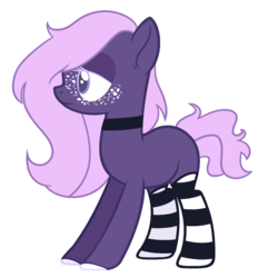 Size: 1661x1661 | Tagged: safe, artist:chococolte, oc, oc only, bat pony, pony, base used, clothes, female, mare, simple background, socks, solo, striped socks, transparent background
